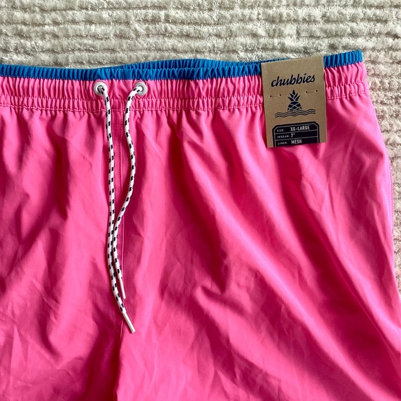 Chubbies The Avalons 7" Inseam Classic Men’s Swim Trunks in Hot Pink‎ Sz XXL New - Picture 4 of 14